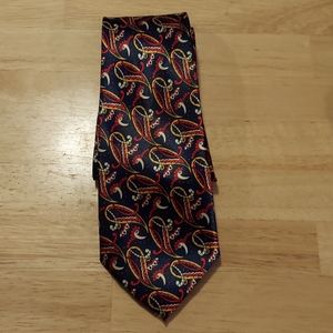Regency Paisley Print Necktie Vintage